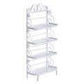 1/12 scale Dollhouse Flower Iron Shelves Pergola