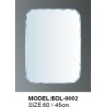 4mm Thickness Aluminum or Silver Glass Bathroom Mirror (BDL-9002)