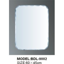 4mm Thickness Aluminum or Silver Glass Bathroom Mirror (BDL-9002)