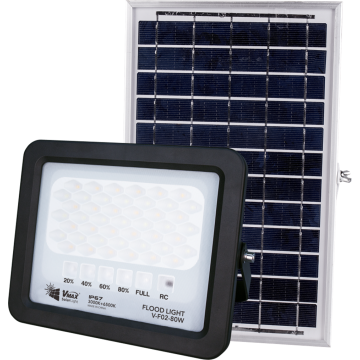 Luz solar de 80 W com controle remoto