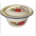 2016 High Quality Enamel Wash Bowl with Lid