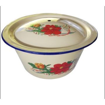 2016 High Quality Enamel Wash Bowl with Lid