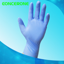 Hochwertige blaue Farbe Prüfung Nitril-Handschuhe