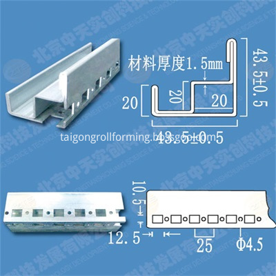 Nine Fold Profile Electric Cabinet Roll Forming Machines