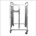 Stainless Steel 304 Double-Line GN Pan Trolley