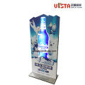 Customized Flashing Sign Metal Beverage Pop Display Stand