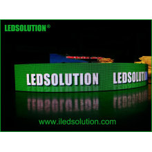 Display LED de Curva Exterior para Publicidade