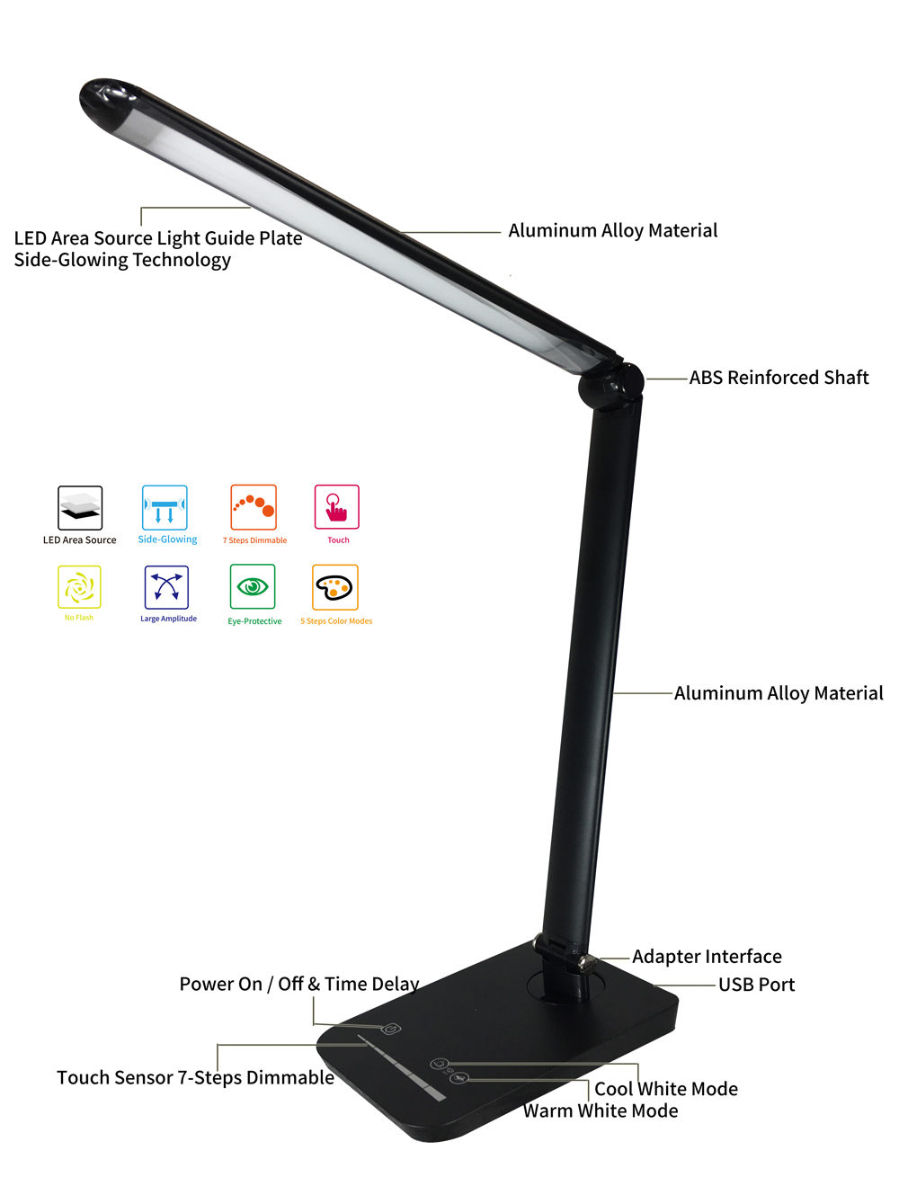 Dimmable Desk Lamp