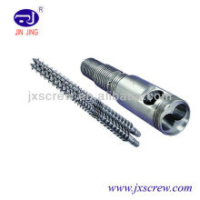 conical twin screw barrel for calcium carbide extruder