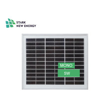 Panel solar pequeño MONO 18V5W para sistema de iluminación