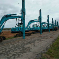 Spiral Hydraulic Piling Machine For Ground Screw