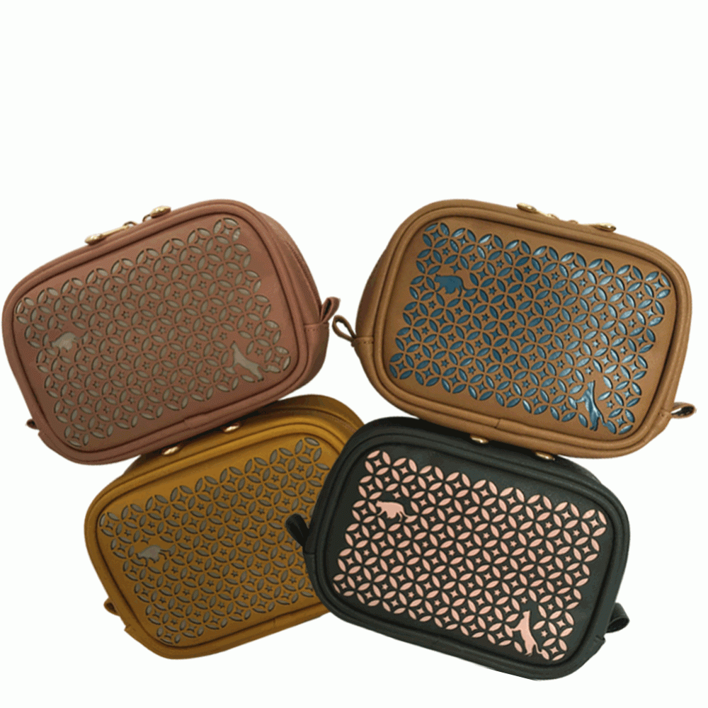 PU waterproof and wear-resistant cosmetic bag