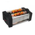Horizontal electric BBQ grill easy to clean