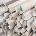 Paulownia Decorative Triangle Wood Strips para construcción de madera