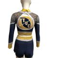 Spakle Mesh Stoff Little Girls Cheer Uniformen