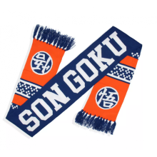 Поклонники шарф зима теплый вязаный шарф с кисточкой