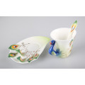 Keramik Peacock Tee-Set Cup