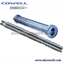 Twin Screw Barrel para Processamento de PVC