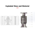 SUS304 Two Ways 2 Inch Adjusting Relief Valve