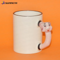 Blanco Sublimación Animal Tazas