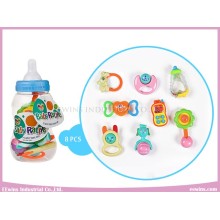 Baby Rasseln Spielzeug in süße Flasche (8PCS)