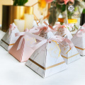 Pyramid candy box mini for wedding favors wholesale