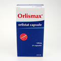 Orlismax peso perda cápsula Orlistat 120mg 21 cápsulas perdem peso emagrecimento