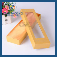 Yellow Gift Box with Clear Plastic Window