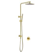 All-in-One Gold Rainfall Shower Mixer Set