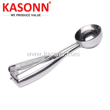 Stainless Steel Cookie Dough Scoop with Mirror Finish