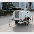 Mobile Light Tower Trailer Mast LED Lighting Tower