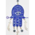 Hamsa Hand Wall Hanging Amulet Handmade Turkish Evil Eye Bead