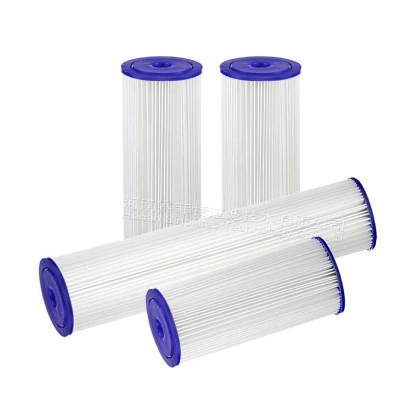 20 micron pleated water filter