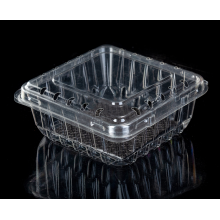 Caja de plástico de fresa resistente