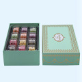 Rigid Carton Boxes 12 Macarons Custom Logo