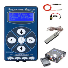 HURRICANE Digital Tattoo Machine Power Supply