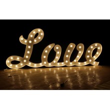 Custom Wedding Letters Love Marquee Signs Metal, Vintage Light Bulb Letter Sign, Custom Marquee Letter Sign