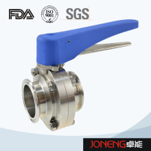 Stainless Steel Plastic Handle Clamped Food Processing Butterfly Valve (JN-BV2004)