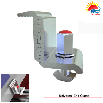 New Design Adjustable End Clamp with Solar Mounting System (302-0001)