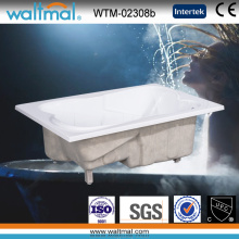 Drop in 2 Person Acrylic Rectangular Bathtub (WTM-02308b)