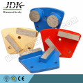 Double Rectangle Segment Diamond Trapezoid Grinding Plates for Concrete Grinding