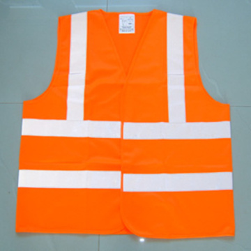 Polyester High Visibility Reflective PVC Safety Vest with En471 Certificate