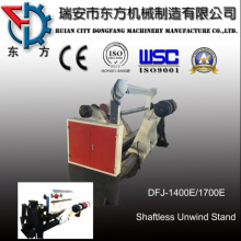 Shaftless Unwinding Stand for Sheeting Machine