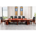 Mesas de conferencia de madera de mesa redonda de millones de dólares