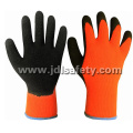 Acrylic Work Glove with Black Natural Latex Coating (LY2026T)