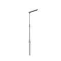 Poteau galvanisé pour lampadaire LED