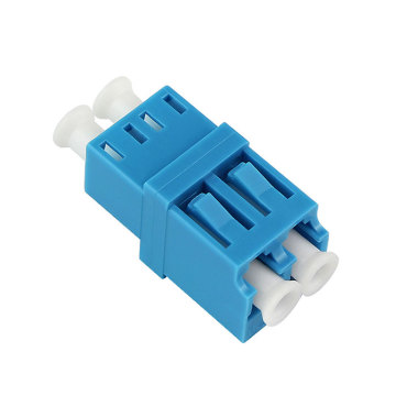 LC/UPC Singlemode Duplex Fiber Optic Adaptor With Flange