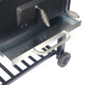Outdoor BBQ grill charcoal grill with wheels