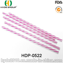 Colorful Hard PP Plastic Drinking Straw (HDP-0030)