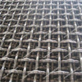 Crimped woven wire mesh screen for mining